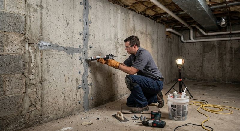 Basement Crack Repair in San Ramon, CA