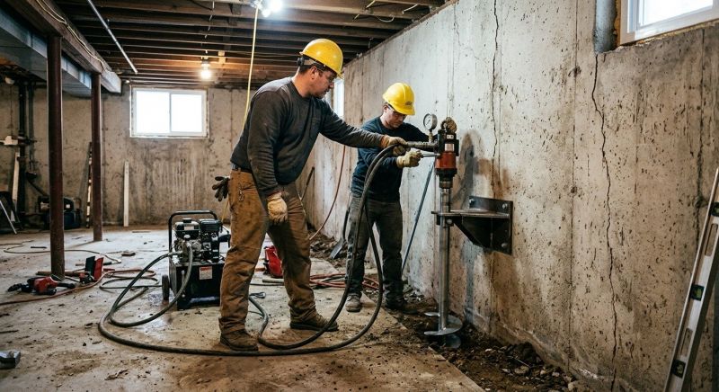 Basement Stabilization in San Ramon, CA