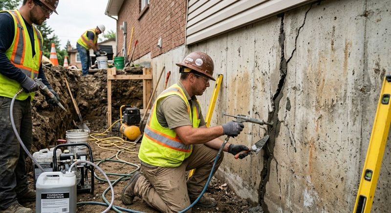 Cracked Foundation Repair in Lafayette, CA