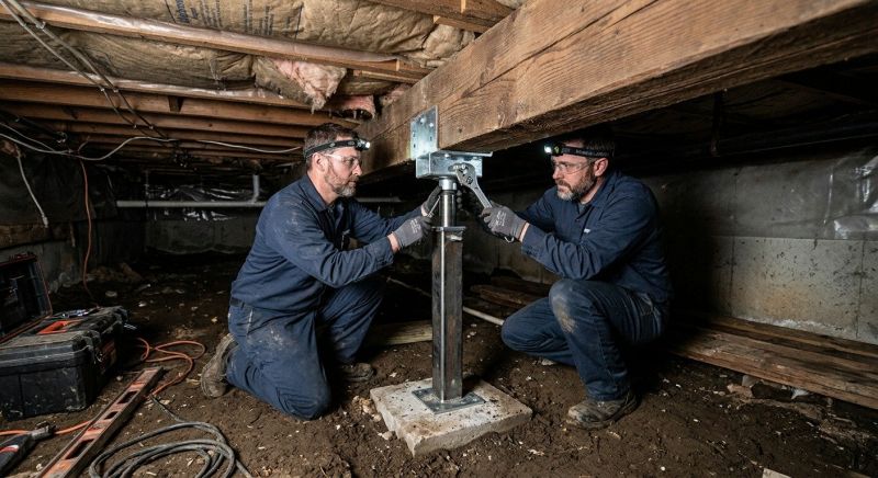 Crawl Space Leveling in San Ramon, CA