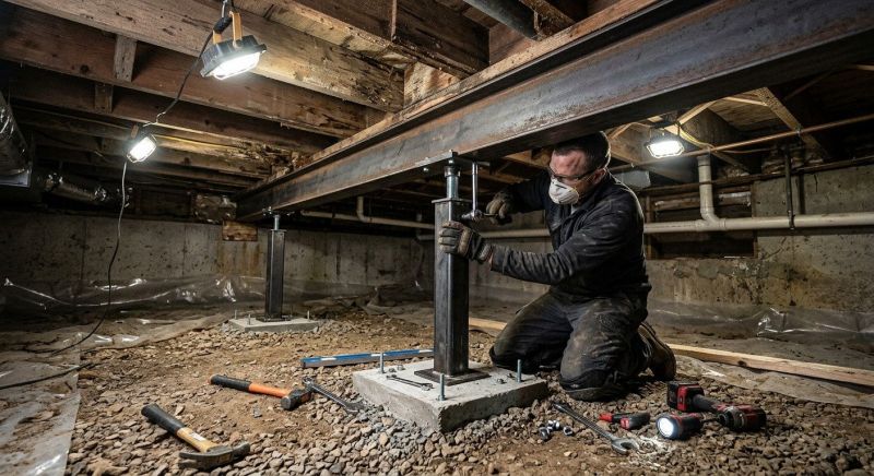 Crawlspace Structural Repair in San Ramon, CA