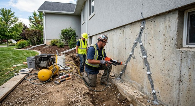 Foundation Crack Repair in Brentwood, CA