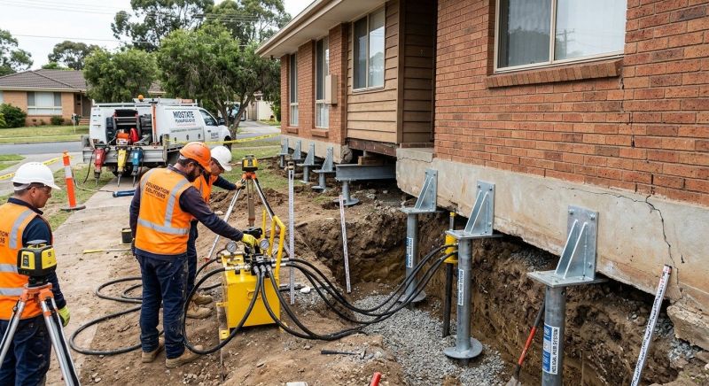 Foundation Jacking in Belmont, CA