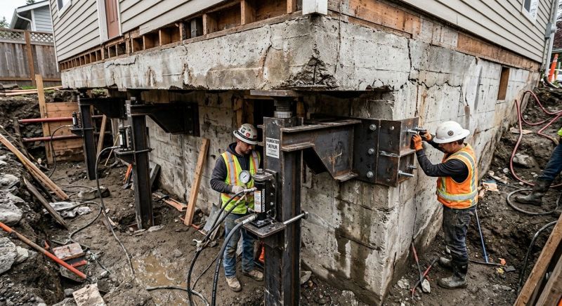 Foundation Lifting in Milpitas, CA