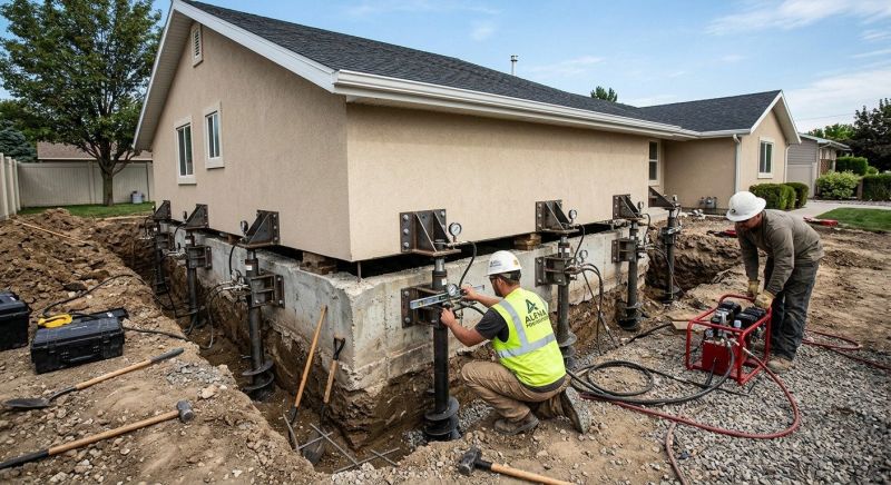 Foundation Pier Leveling in San Ramon, CA