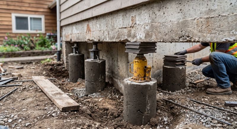 Foundation Pier Leveling in San Ramon, CA