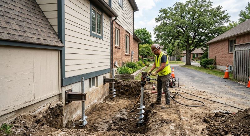 Helical Piers Installation in San Ramon, CA