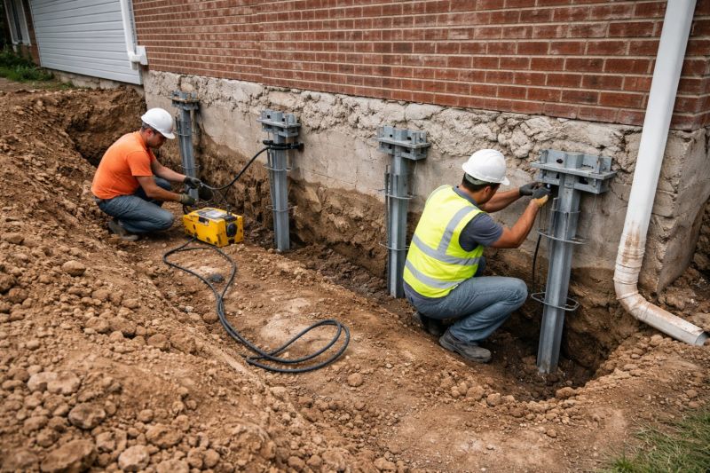 Helical Piers Installation in San Ramon, CA