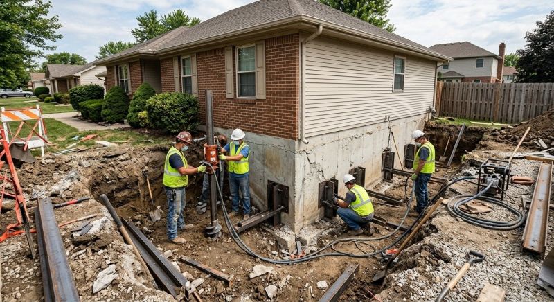House Foundation Repair in Martinez, CA