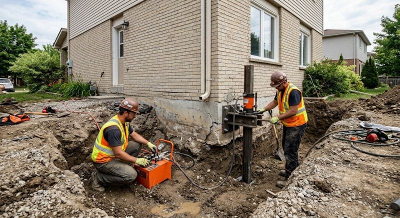 Sinking Foundation Lifting in San Ramon, CA