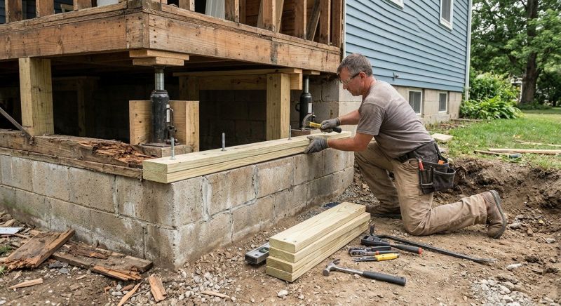 Sinking Foundation Repair in Berkeley, CA