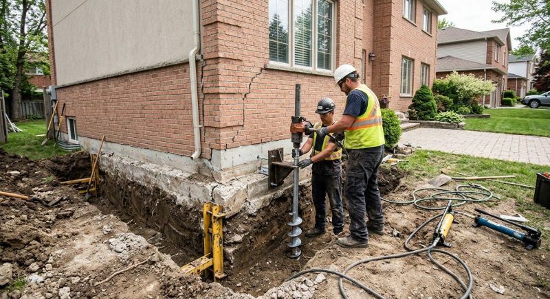 Sinking Foundation Repair in Castro Valley, CA