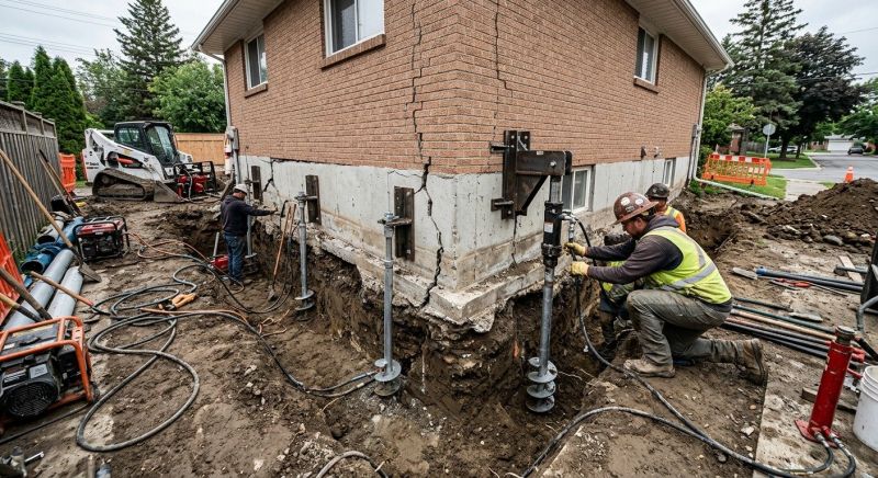 Sinking Foundation Repair in Milpitas, CA